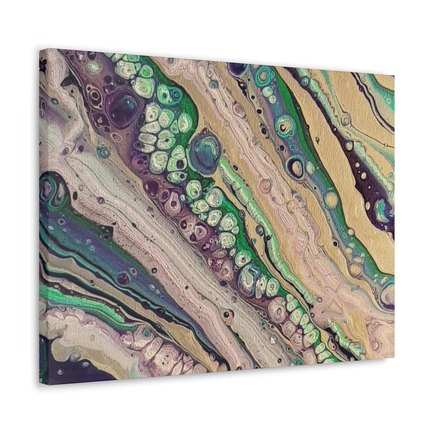 Purple Agate - Canvas Print