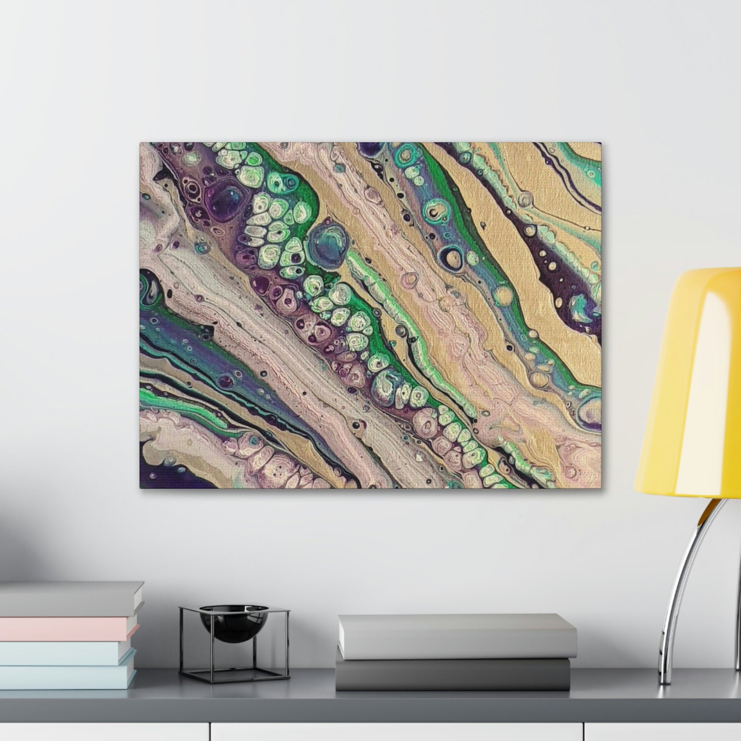 Purple Agate - Canvas Print